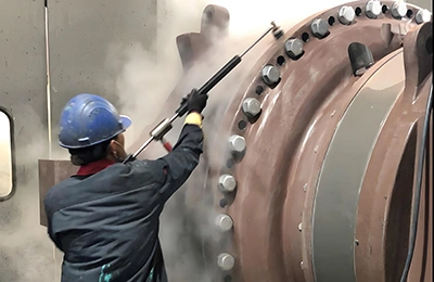 清洗大的工业容器