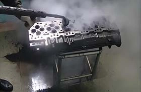 蒸汽清洗工业模具 去除油污