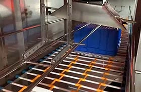 转箱清洗机，清洗周转筐 